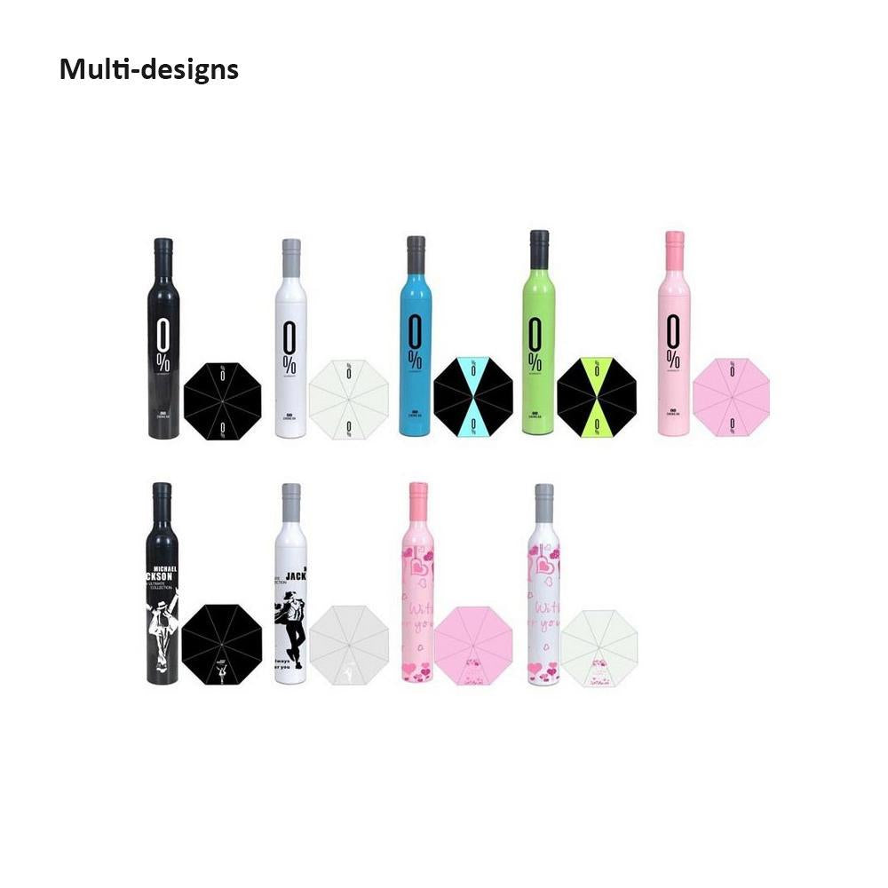 Pocket Folding Wine Bottle Umbrella Pocket Folding Wine Bottle Umbrella